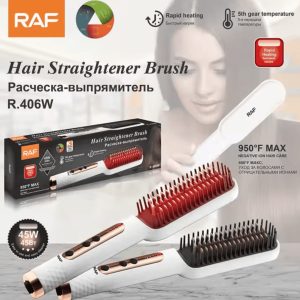برس حرارتی حرفه ای راف مدل کراتین 406B